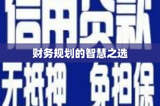 泸西财务规划的智慧之选
