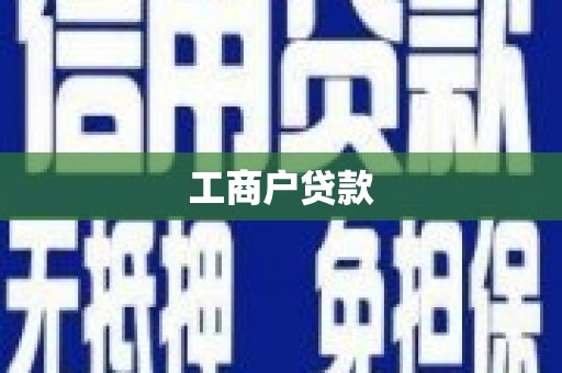 泸西工商户贷款