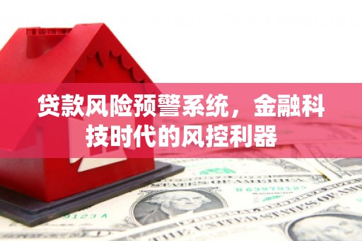 泸西贷款风险预警系统，金融科技时代的风控利器