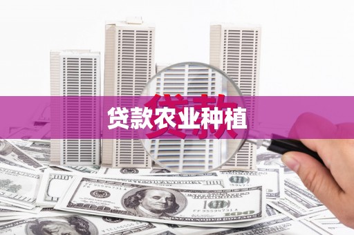 泸西贷款农业种植