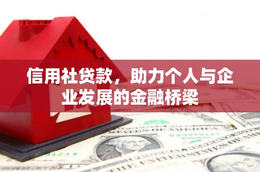 泸西信用社贷款，助力个人与企业发展的金融桥梁