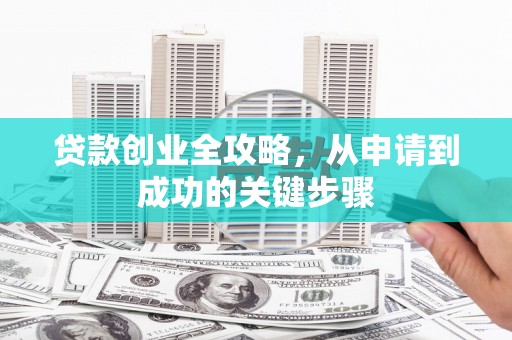 泸西贷款创业全攻略，从申请到成功的关键步骤