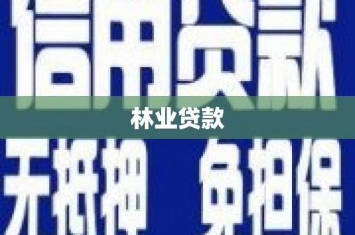 泸西林业贷款