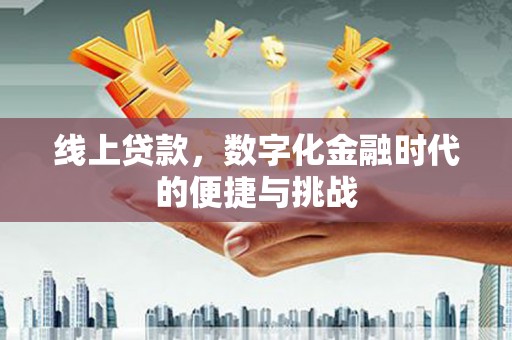 泸西线上贷款，数字化金融时代的便捷与挑战