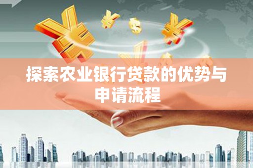 泸西探索农业银行贷款的优势与申请流程