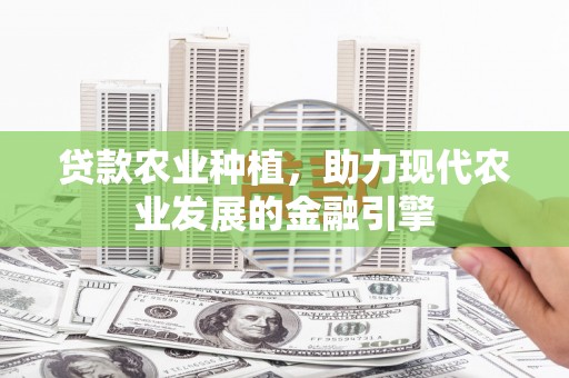 泸西贷款农业种植，助力现代农业发展的金融引擎