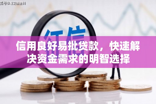 泸西信用良好易批贷款，快速解决资金需求的明智选择