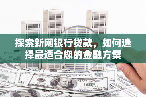 泸西探索新网银行贷款，如何选择最适合您的金融方案