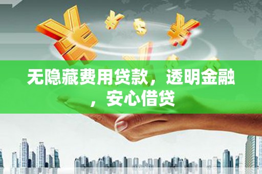 泸西无隐藏费用贷款，透明金融，安心借贷
