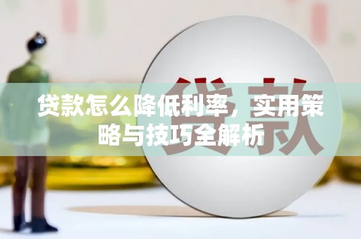 泸西贷款怎么降低利率，实用策略与技巧全解析