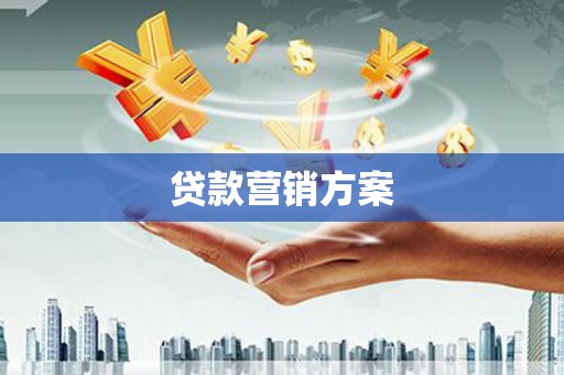 泸西贷款营销方案