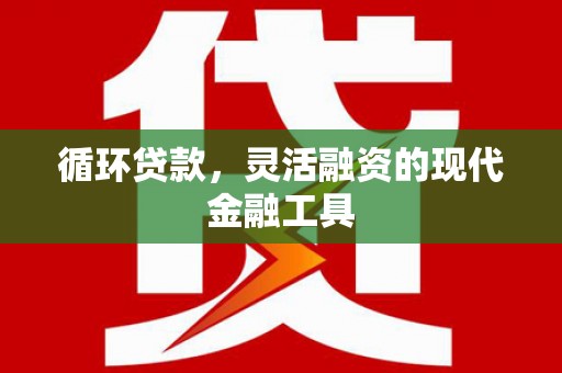 泸西循环贷款，灵活融资的现代金融工具