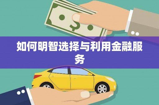 泸西如何明智选择与利用金融服务