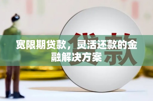 泸西宽限期贷款，灵活还款的金融解决方案