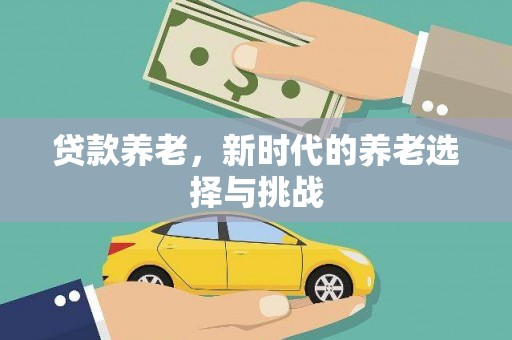 泸西贷款养老，新时代的养老选择与挑战