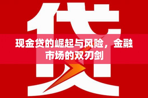 泸西现金贷的崛起与风险，金融市场的双刃剑