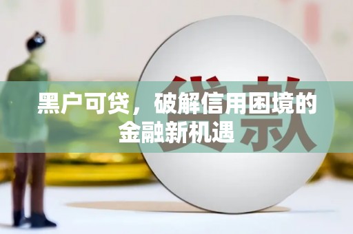 泸西黑户可贷，破解信用困境的金融新机遇