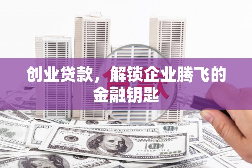 泸西创业贷款，解锁企业腾飞的金融钥匙