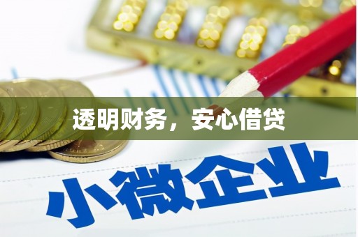 泸西透明财务，安心借贷