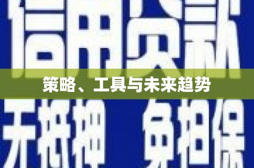 泸西策略、工具与未来趋势