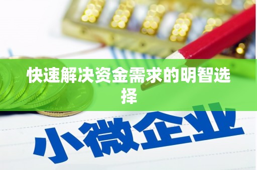 泸西快速解决资金需求的明智选择