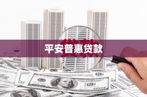 泸西平安普惠贷款