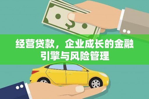 泸西经营贷款，企业成长的金融引擎与风险管理