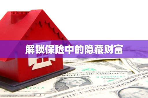 泸西解锁保险中的隐藏财富